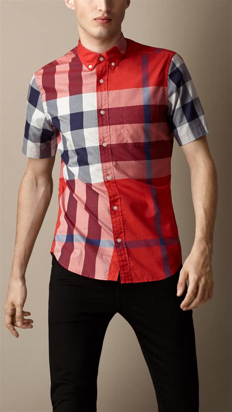 burberry colors red|Burberry color shirt.